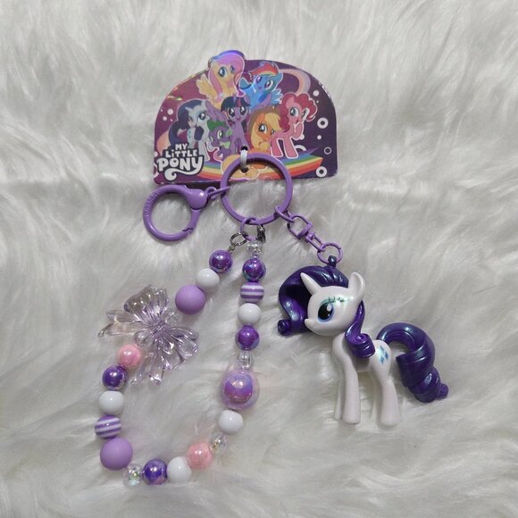 My Little Pony Rarity Keychain - Picture 1 of 7